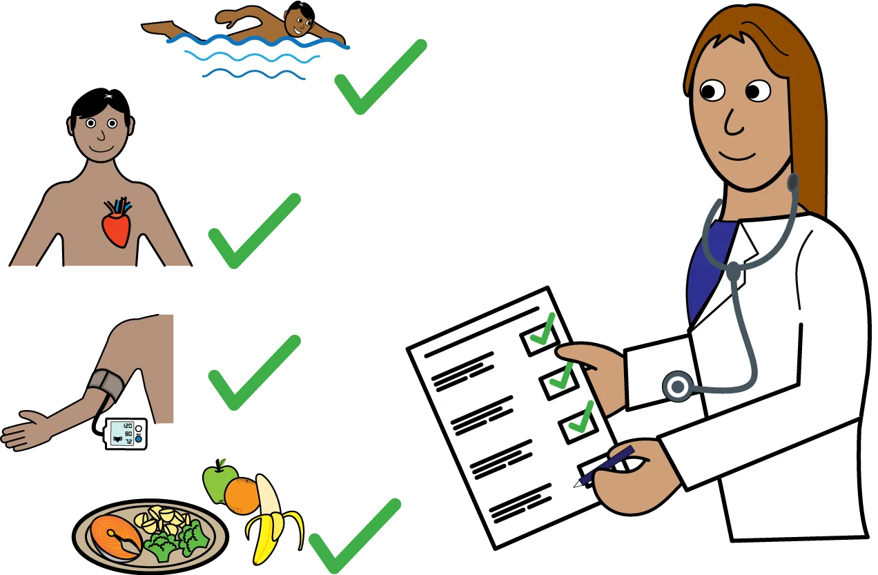 Health — easy-read style