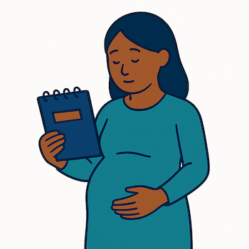 Pregnancies — illustrated style