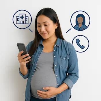 Where to go if concerned (maternity)
